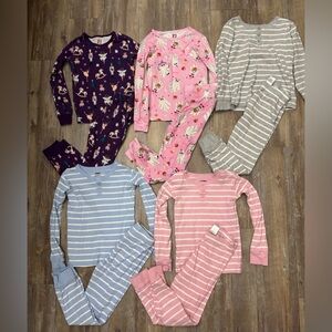 Lot of 5 Pajama set Girls size 6